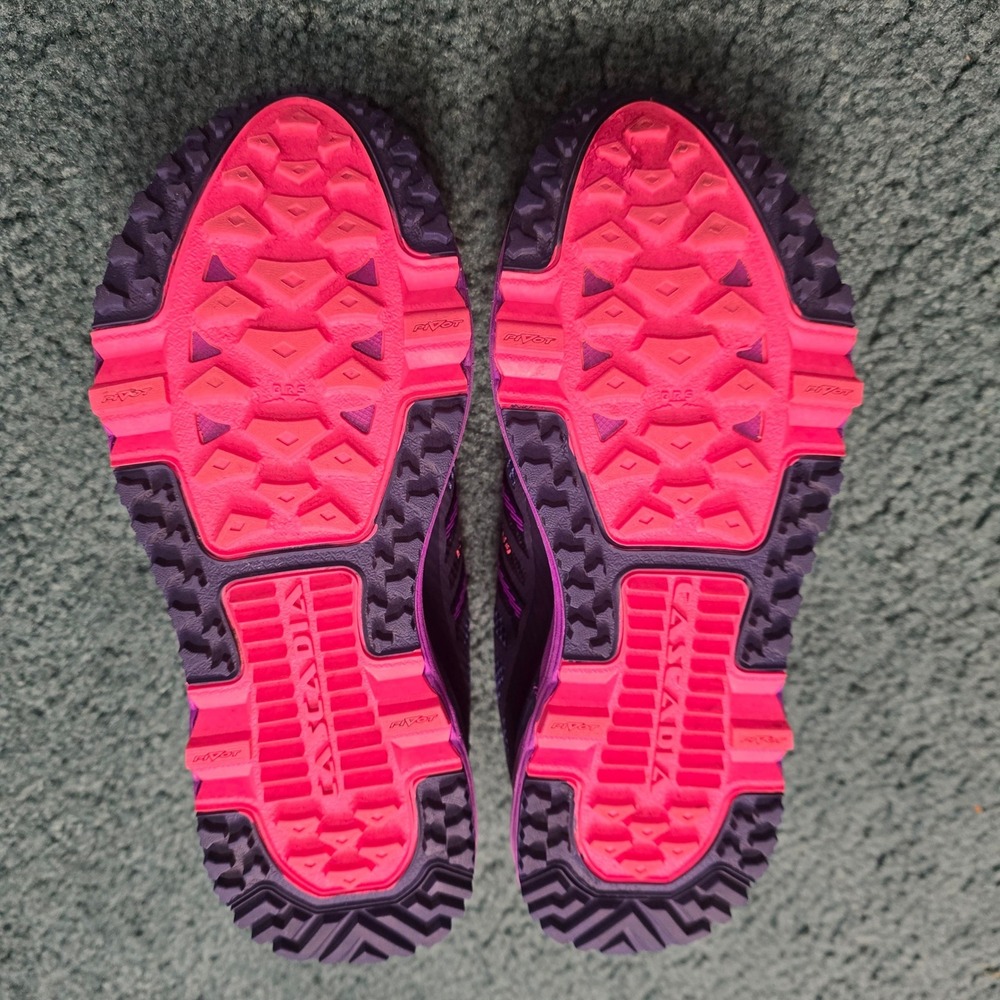 Brooks Cascadia 10 Women Sz 8.5 Trail Running Shoes Purple Navy Pink 1201811B - Picture 9 of 9